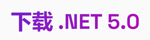 .NET5运行环境安装