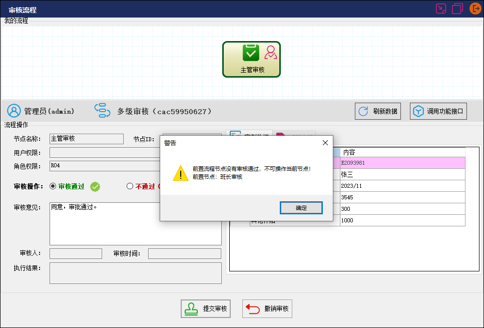 CSFramework.Workflow - 可视化工作流引擎多级审核测试报告