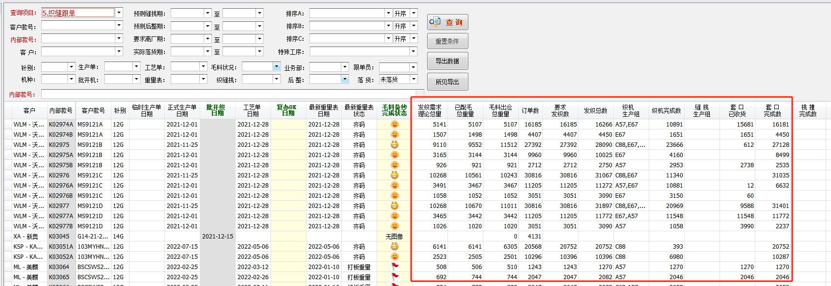 毛衫行业ERP系统用户操作手册 - 生产跟单综合管理