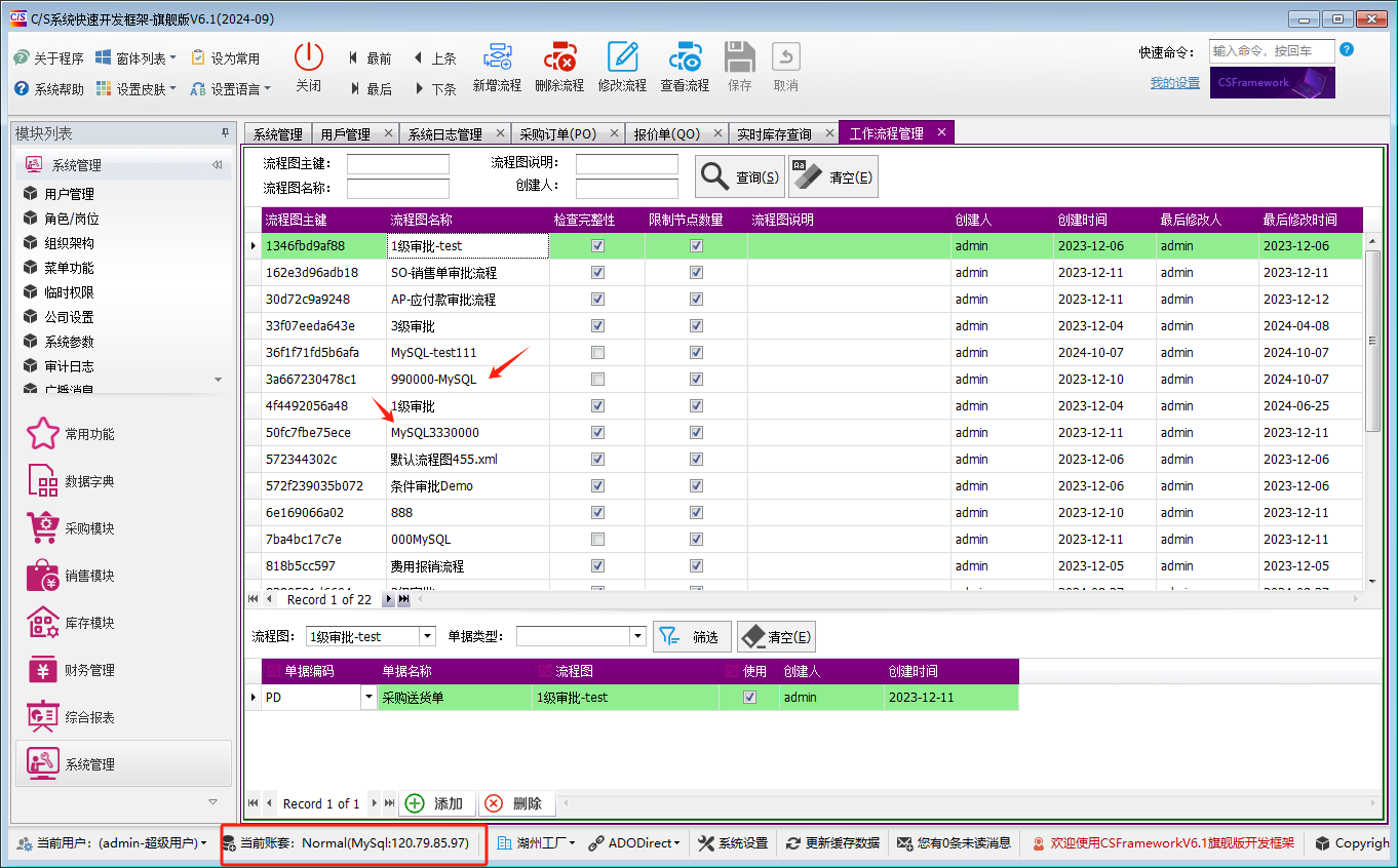 CSFramework软件开发框架 - MySql数据库测试报告