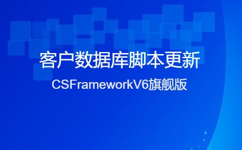 C/S架构软件开发平台 - 旗舰版V6.0 - 数据库维护执行脚本更新