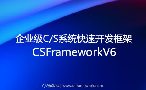 企业级C/S系统快速开发框架(Winform+.NET8+EFCore)